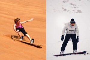 Read more about the article Is Sandboarding Like Snowboarding? The Epic Battle of Boarding!