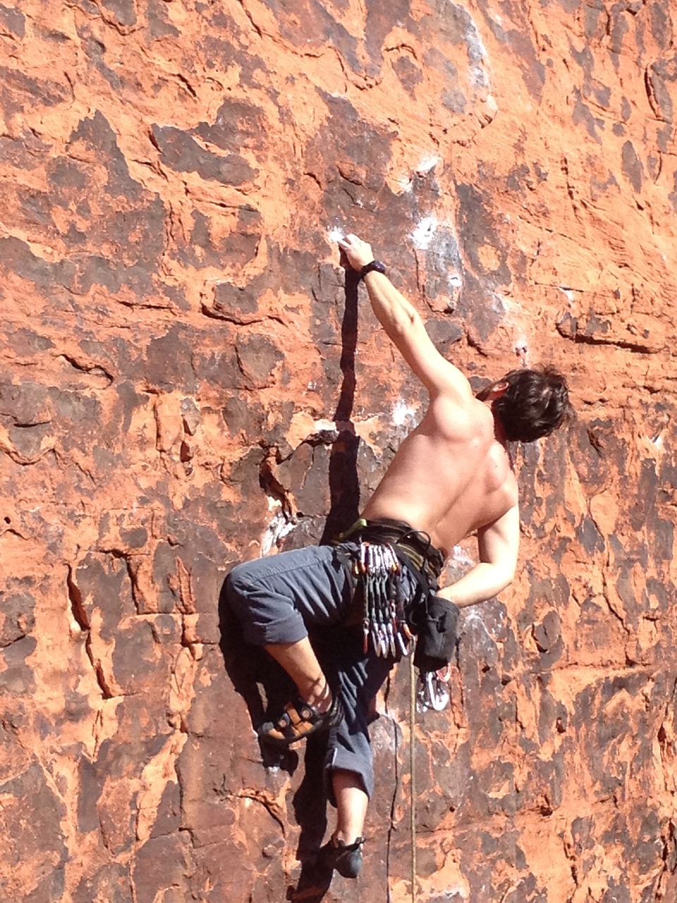 Rock climbing