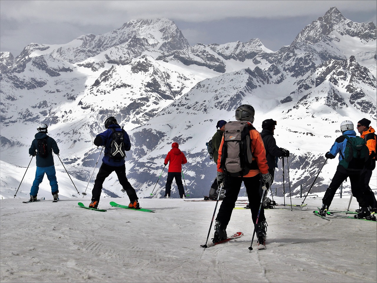 Ski Mountaineering group